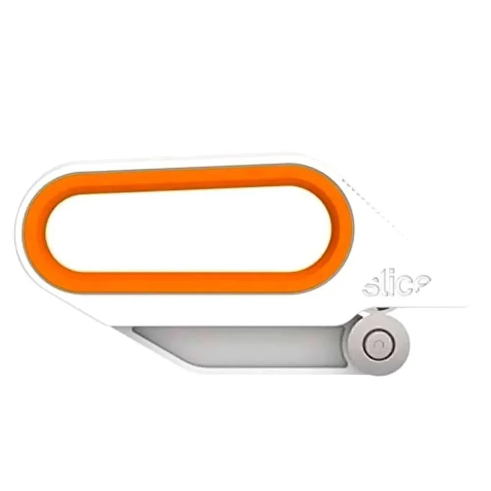 SLICE BLADELESS ROTARY CUTTER STRAIGHT CUTS FOR GIFT WRAPPING PAPER SAFETY BLADE
